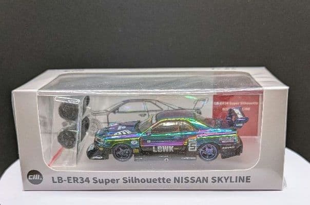 1/64 LBWK ER34 スーパーシルエット NISSAN SKYLINE①