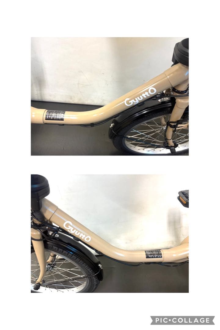 1年保証 新型　パナソニック　ギュットクルーム　ラクイック　電動アシスト自転車