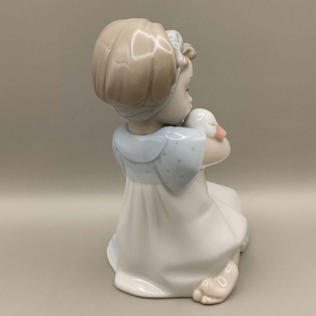リヤドロ NAO　農場のお友達　少女　あひる