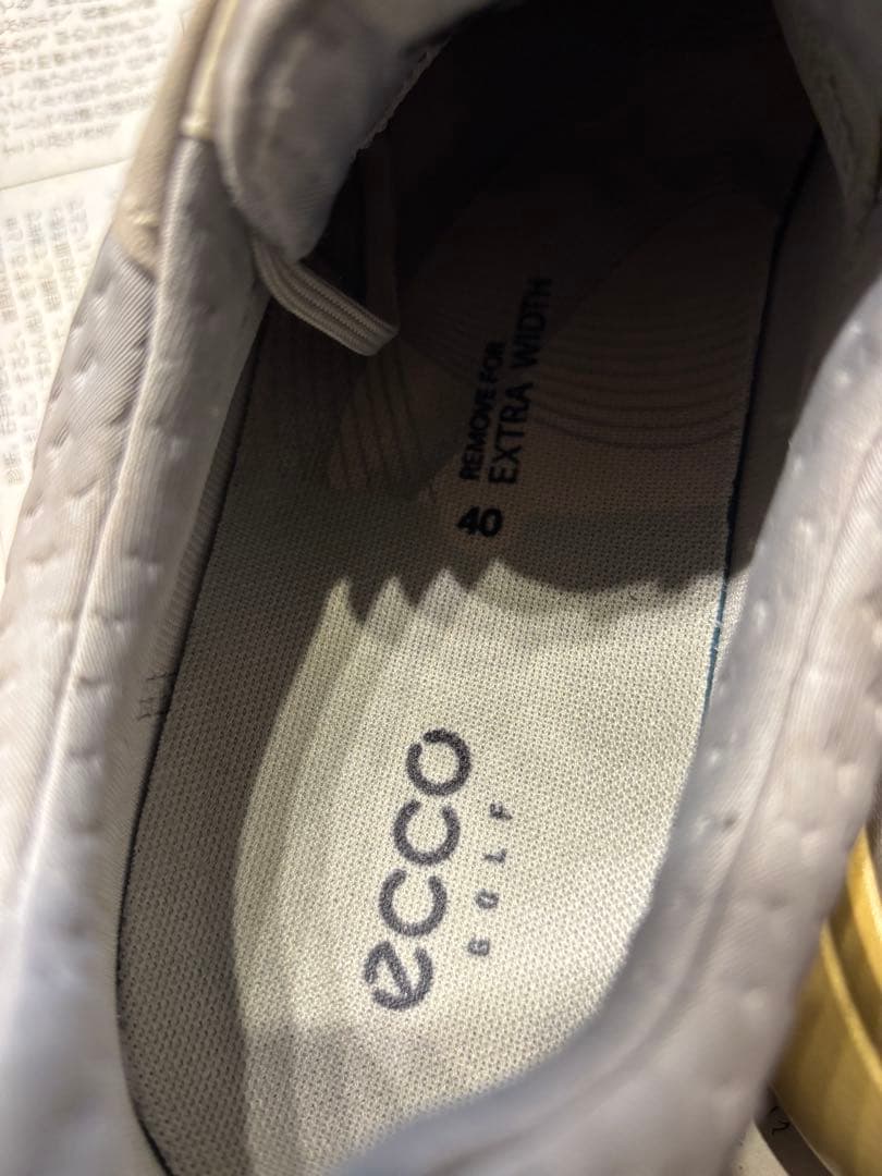ECCO エコー ゴルフシューズ✕グレー BIOM H4 スパイクレス 40