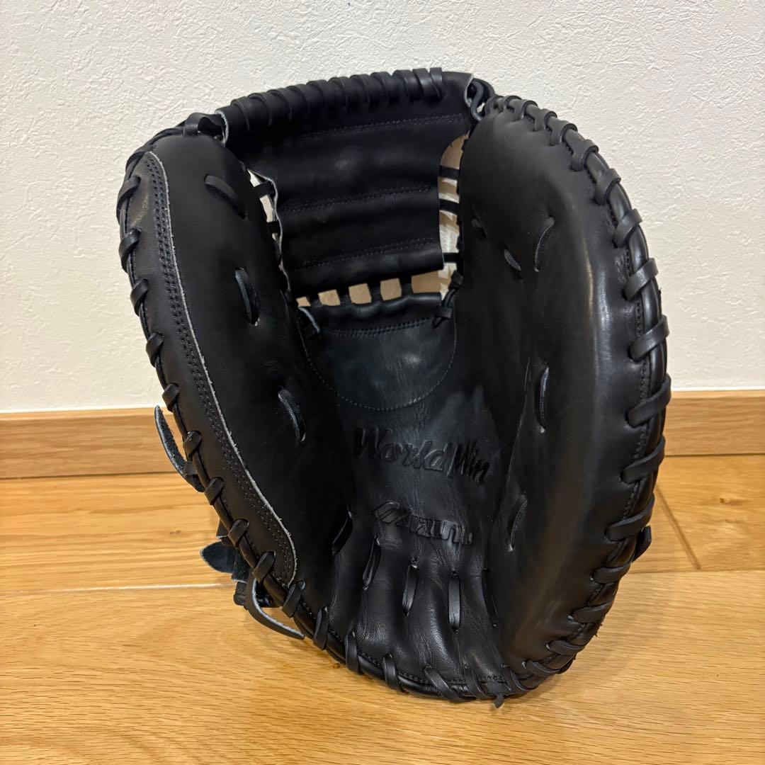 【美品】ミズノ ワールドウィン 軟式 キャッチャーミット Mマーク 廃盤品