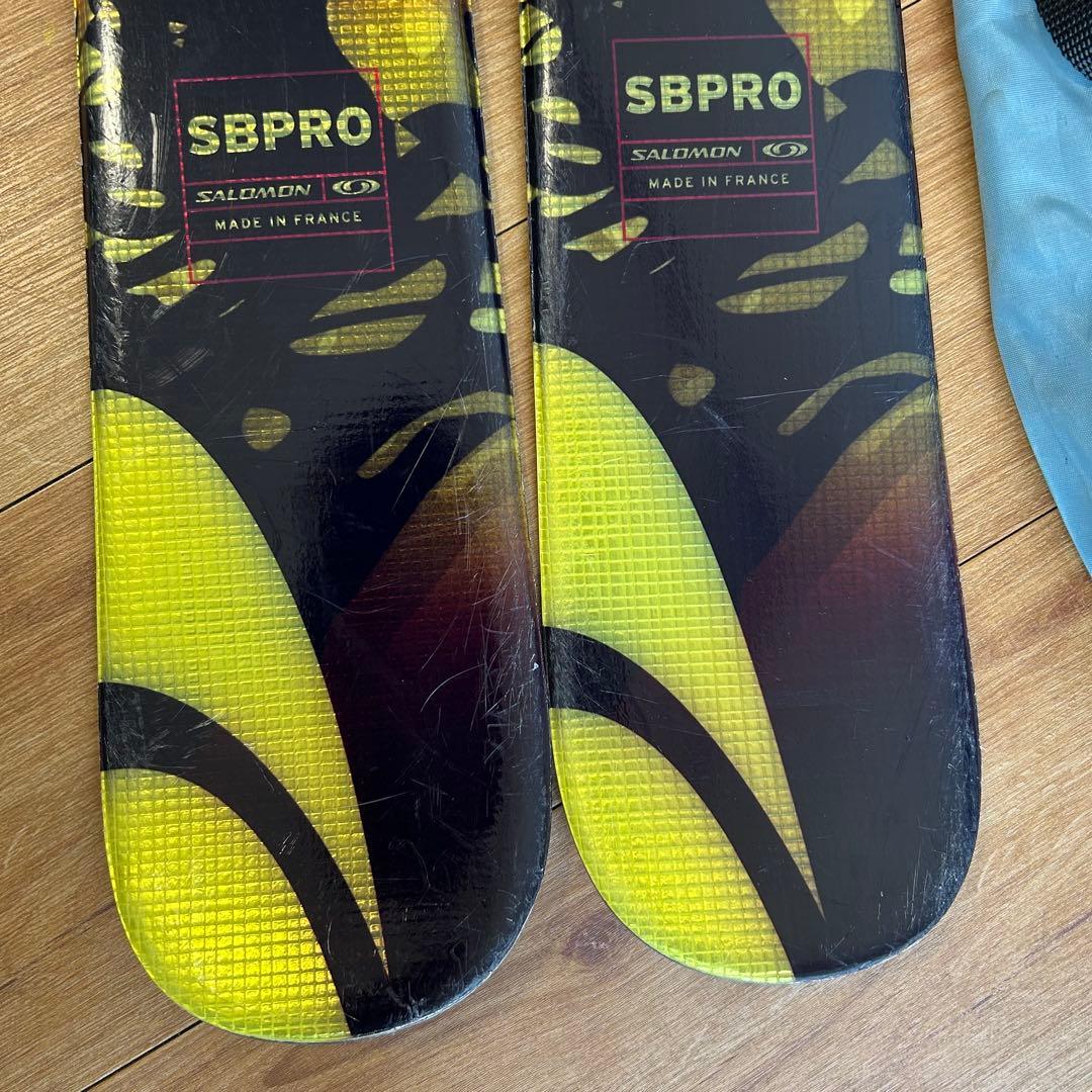 サロモン SBPRO スノーブレード　ショートスキー99cm アルミビンディング