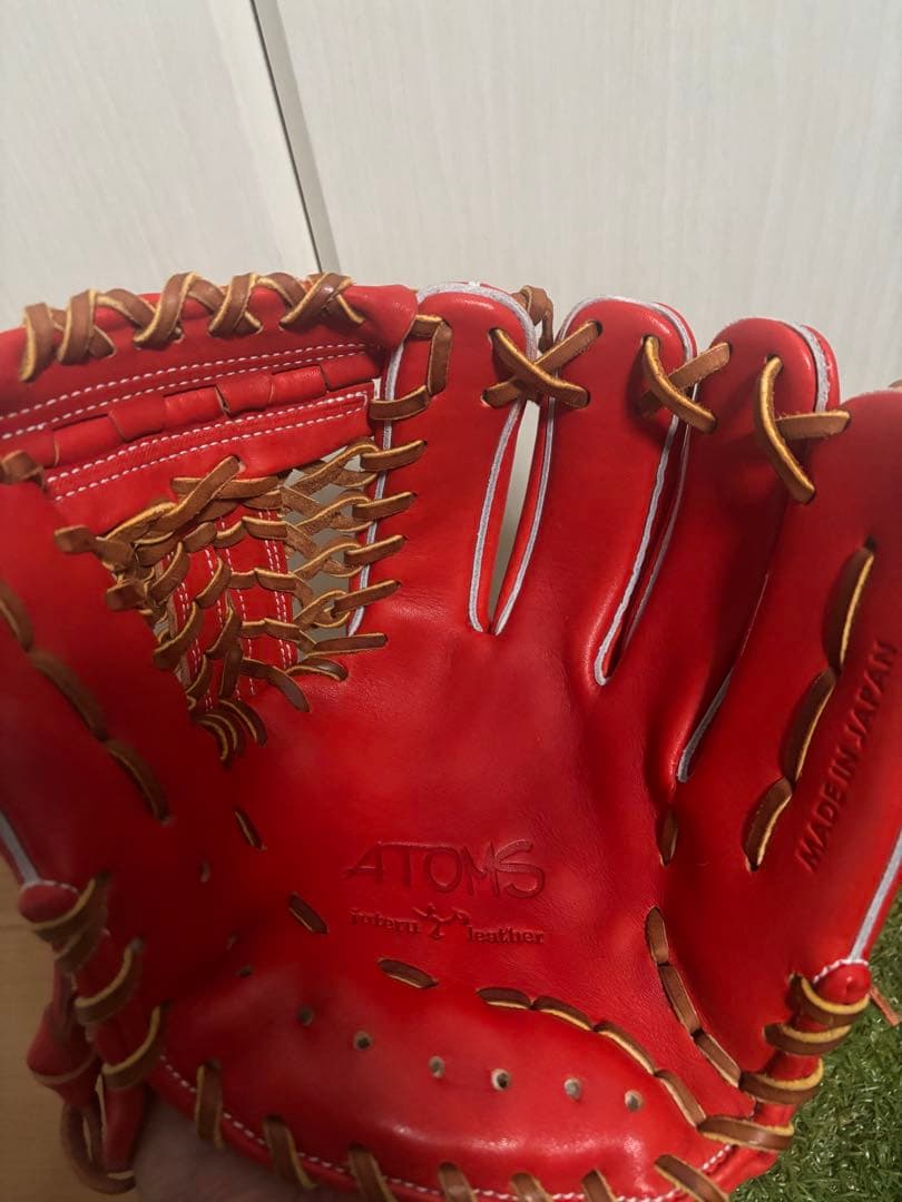 硬式用　ジュテルレザー　日本製　アトムズ　内野手　薬指リング　型付済み　即戦力