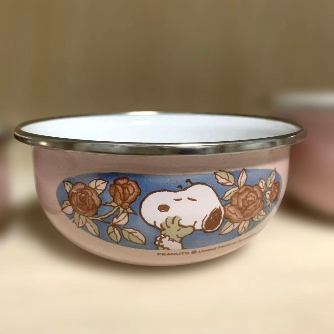 ☆SNOOPY ホーロー鍋＆ボウル3点セット