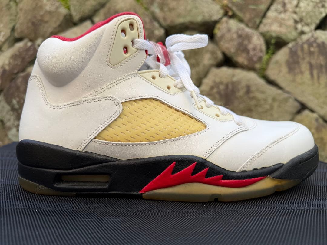 シューズ(男性用) Nike Air Jordan 5 Retro \"Fire Red\"