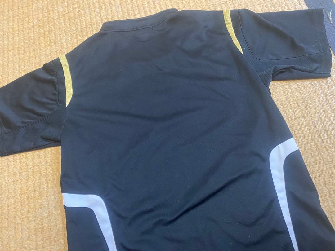 YONEX バドミントンシャツ ブラック/ゴールド
