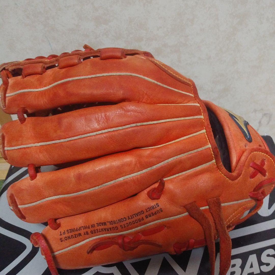 Mizuno SELECT9 軟式グローブ オレンジ