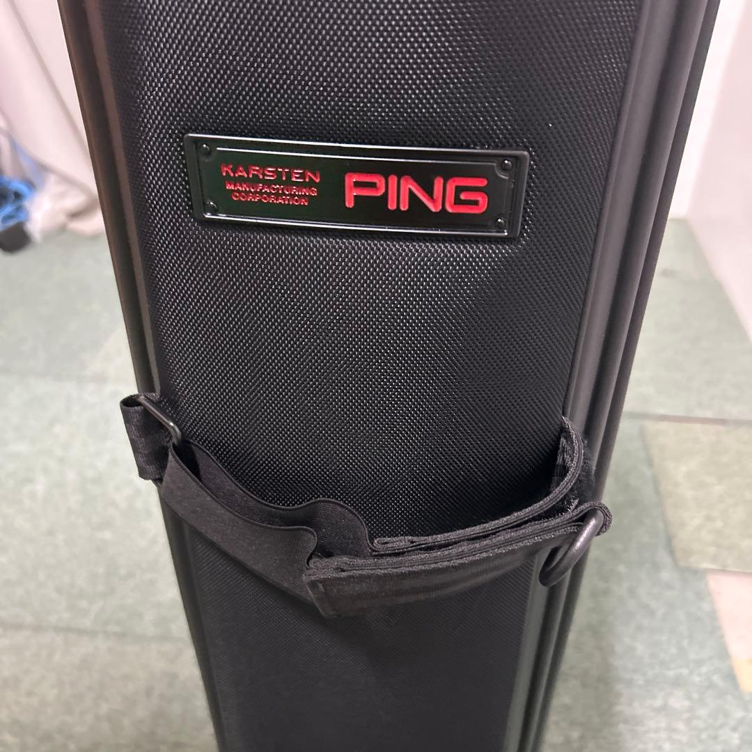 PING Karsten ブラックゴルフバッグ