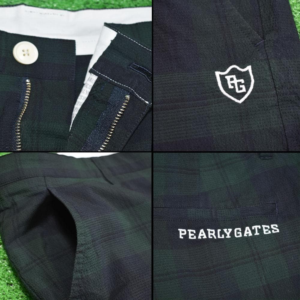 PEARLY GATES/パーリーゲイツ ゴルフ ハーフパンツ【チェック】美品！