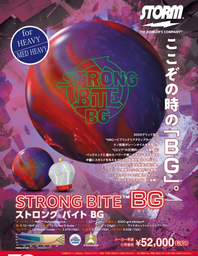 プラグ済み　ストーム　ストロングバイトBG