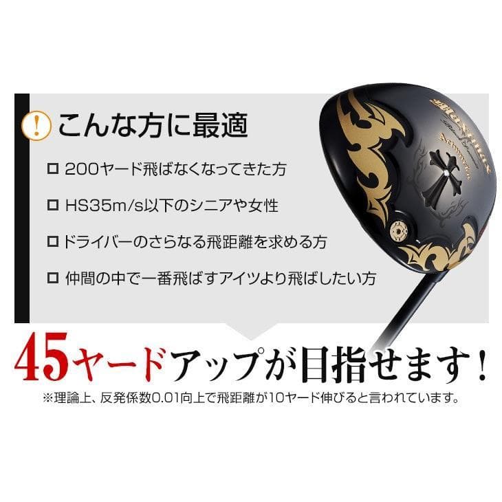 ・新品 【ヘッド単体】超高反発 ワイルドマキシマックスブラックプレミア1.7