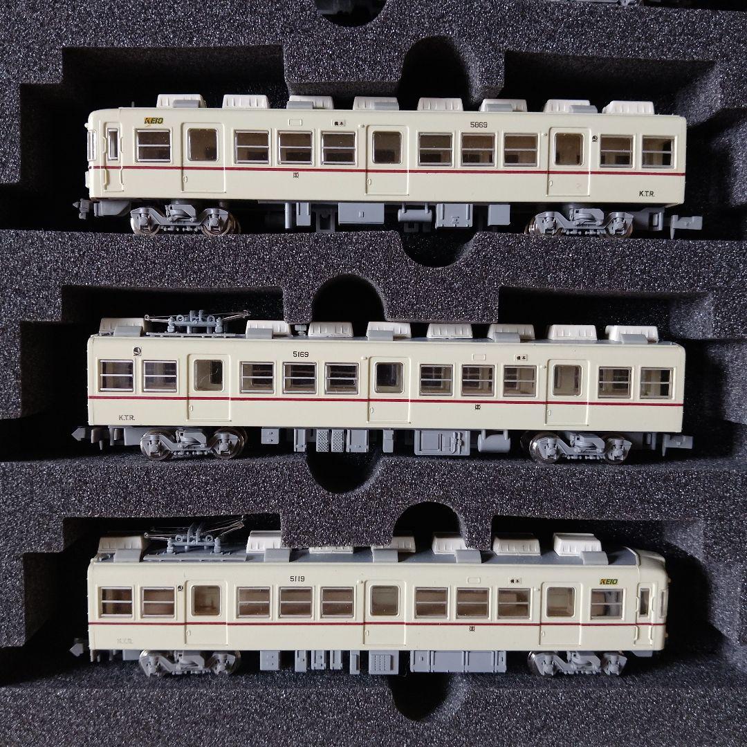 京王５０００系(初代アイボリー塗装)組立完成モデル(グリーンマックス)