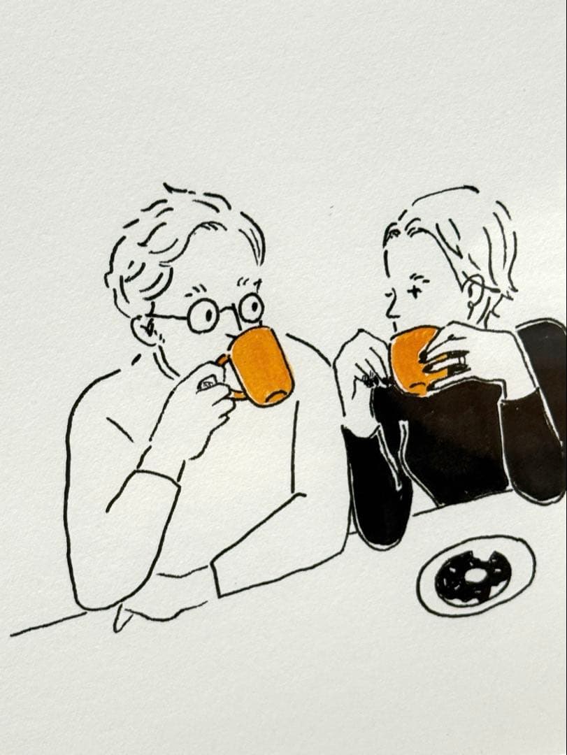 福士陽香 原画「GOOD DAYS COFFEE.」個展購入OPA