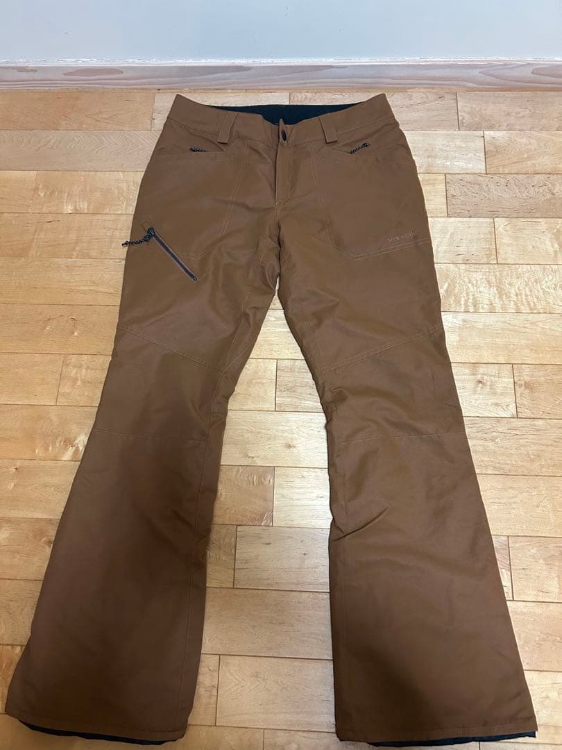 【中古品】スノボウェア　上下セットRIDE、VOLCOM レディース