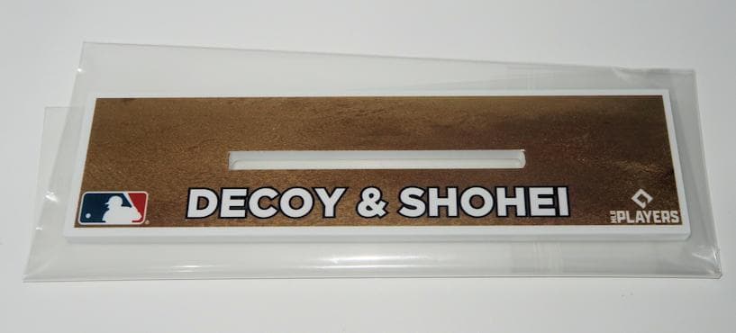 大谷翔平＆デコピン Decoy スチレンスタンド デコピン始球式 MLB正規品