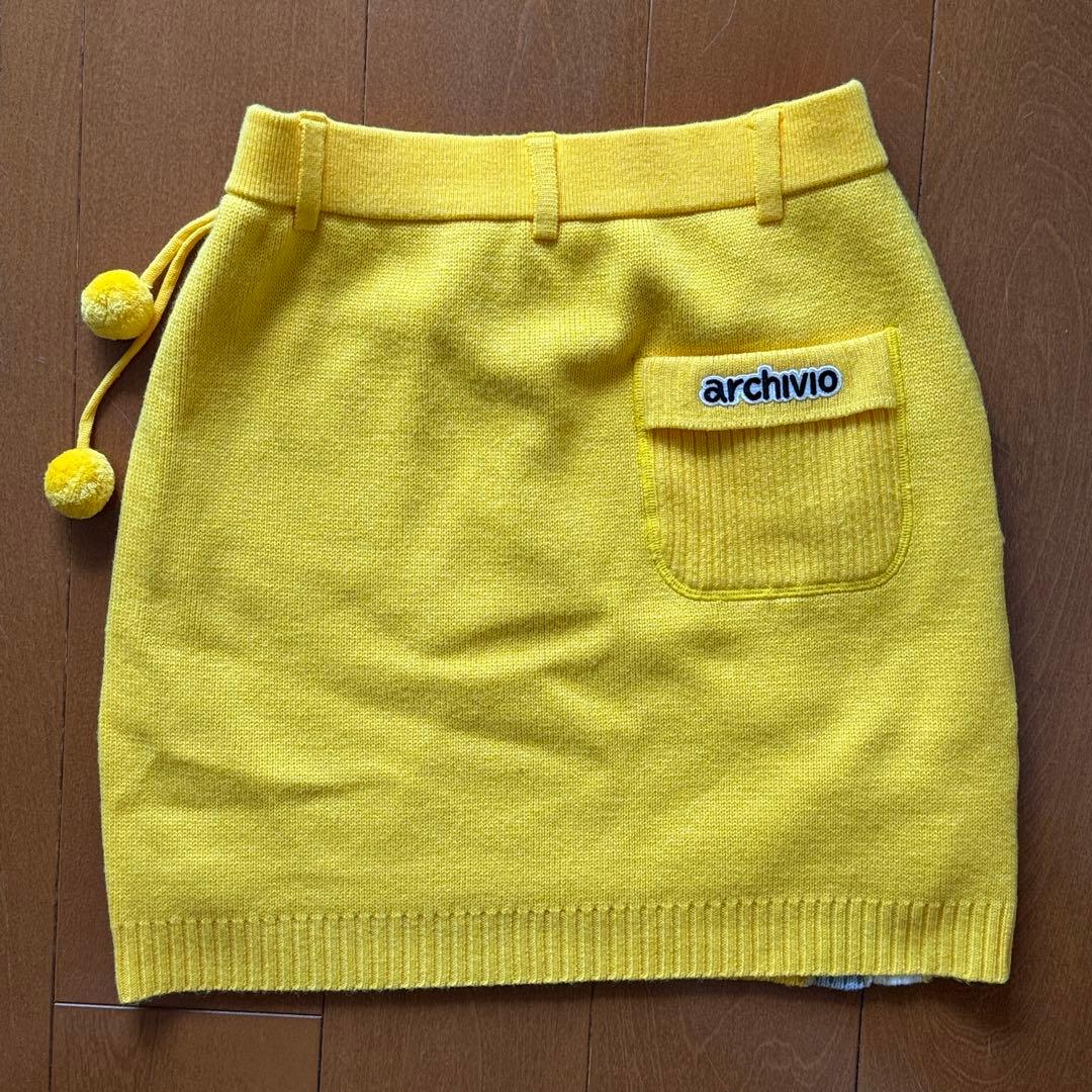 【蓄熱素材！超美品】サイズ38 archivio レディース ゴルフ スカート