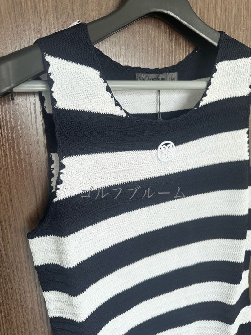 ☆新作☆新品未使用G/FOREジーフォア　ストライプニットドレス　sizeL