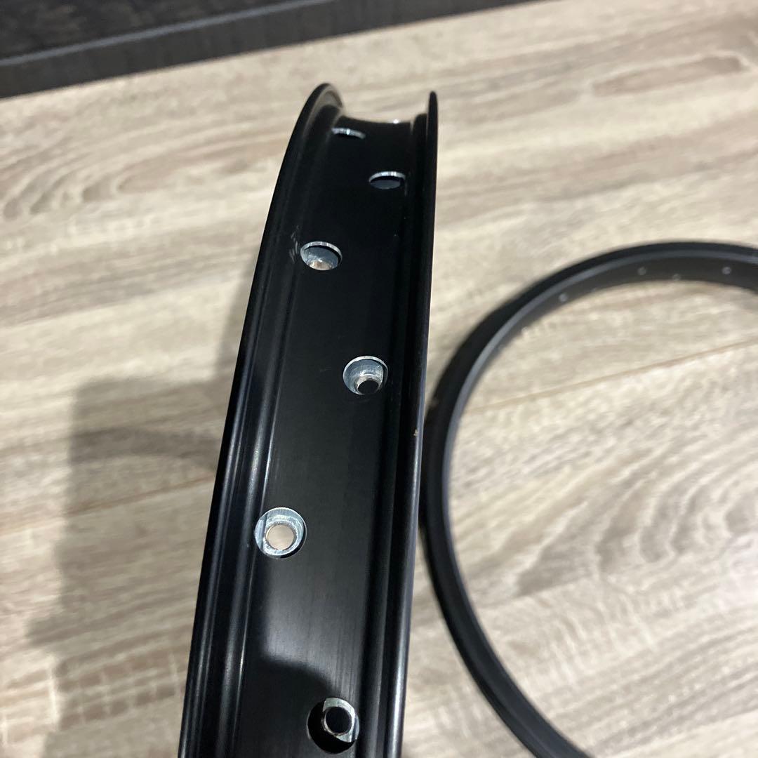 TNB RIM 18 inch 2本 BMX ブラック ダブルウォールリム