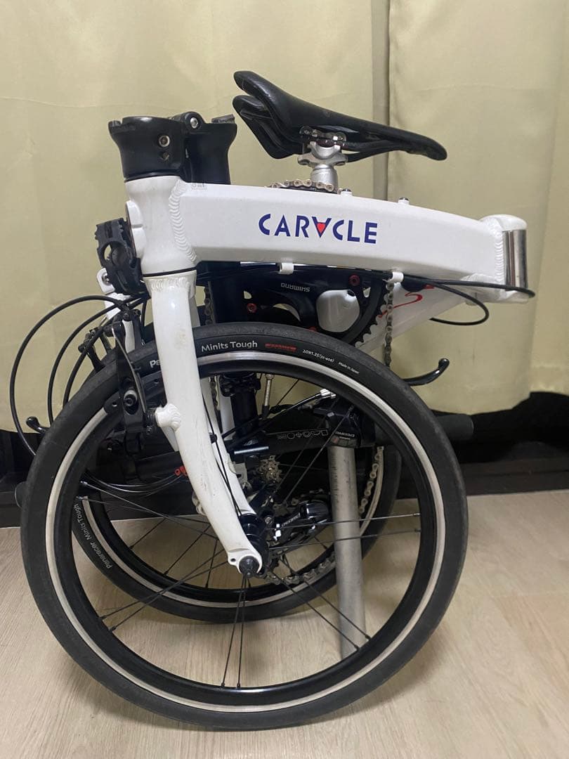 CARACLE 折りたたみ自転車 ホワイト Folding Bike