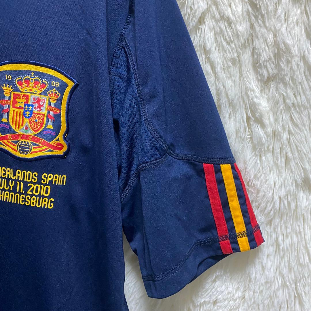 美品　南アフリカワールドカップ スペイン代表 ユニフォーム　決勝モデル　アウェイ