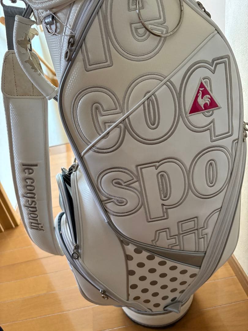 le coq sportif ゴルフバッグ ホワイト