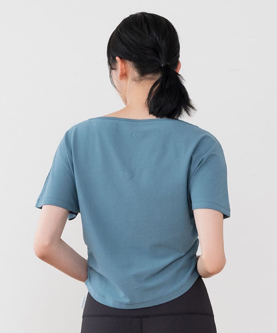 美品【SUKALA】WAGAMIボートネックTee Lサイズ