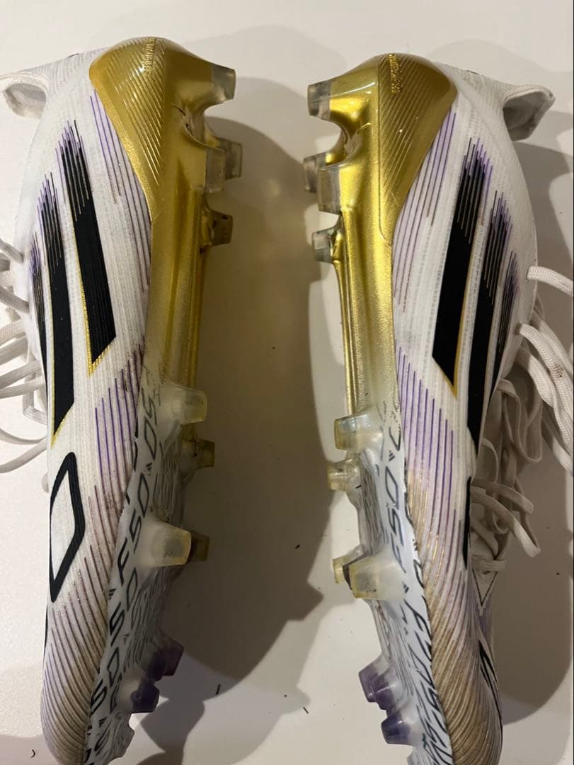 adidas F50 サッカーシューズ ホワイト/パープル