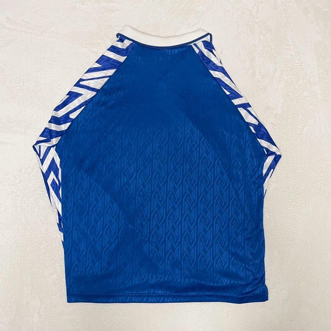 NIKE｜90s ナイキ　銀タグ　USA製　サッカーシャツ　ブルー
