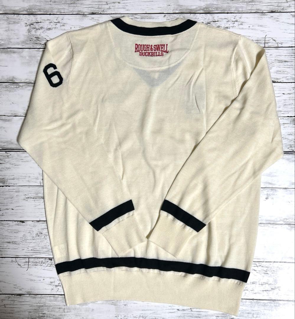 rough & swell　XL　ニット　アイボリー　セーター　大きいサイズ