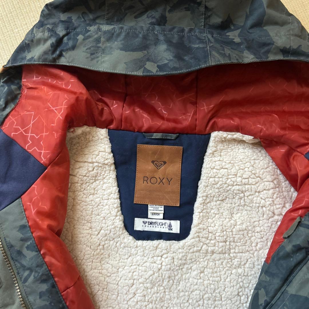 ROXY スノーボードジャケット パンツ　セット カモフラージュ