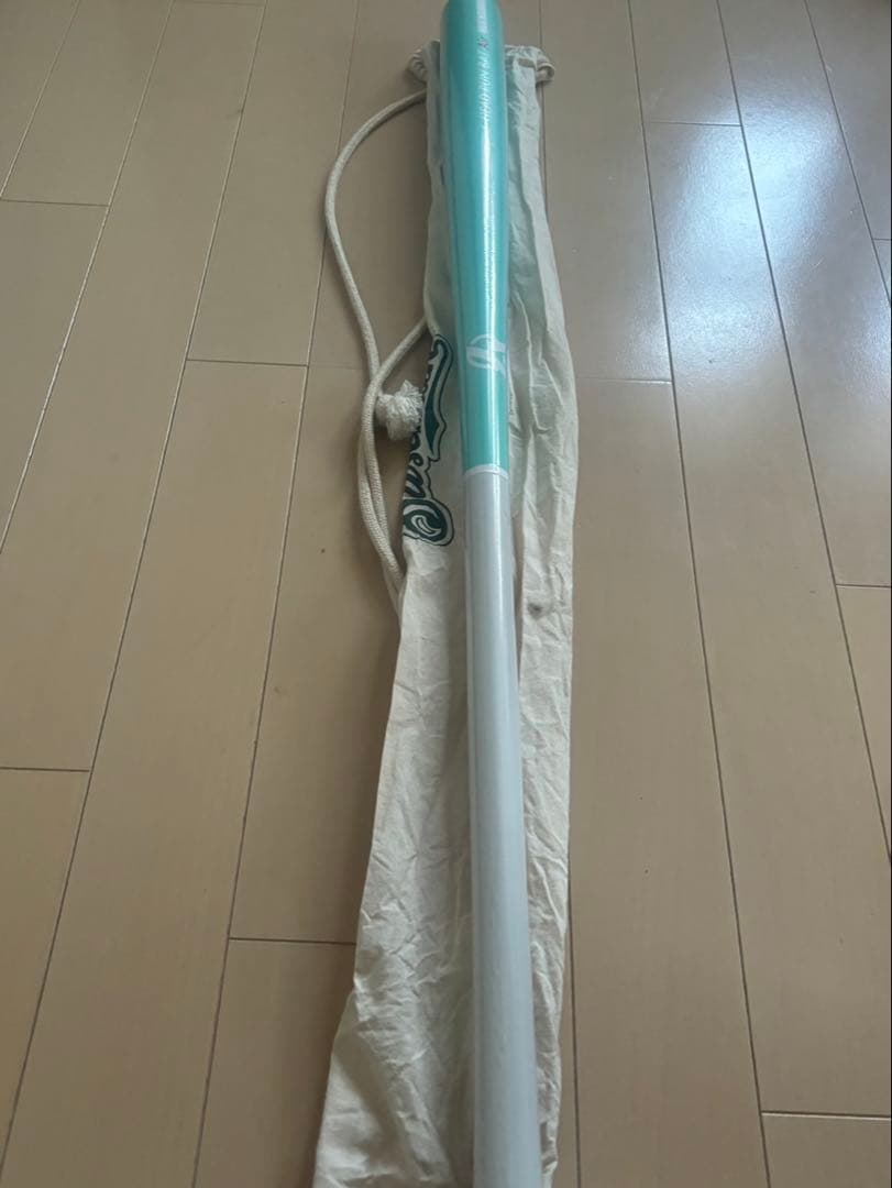 トレーニングバット 水色と白 収納袋付き