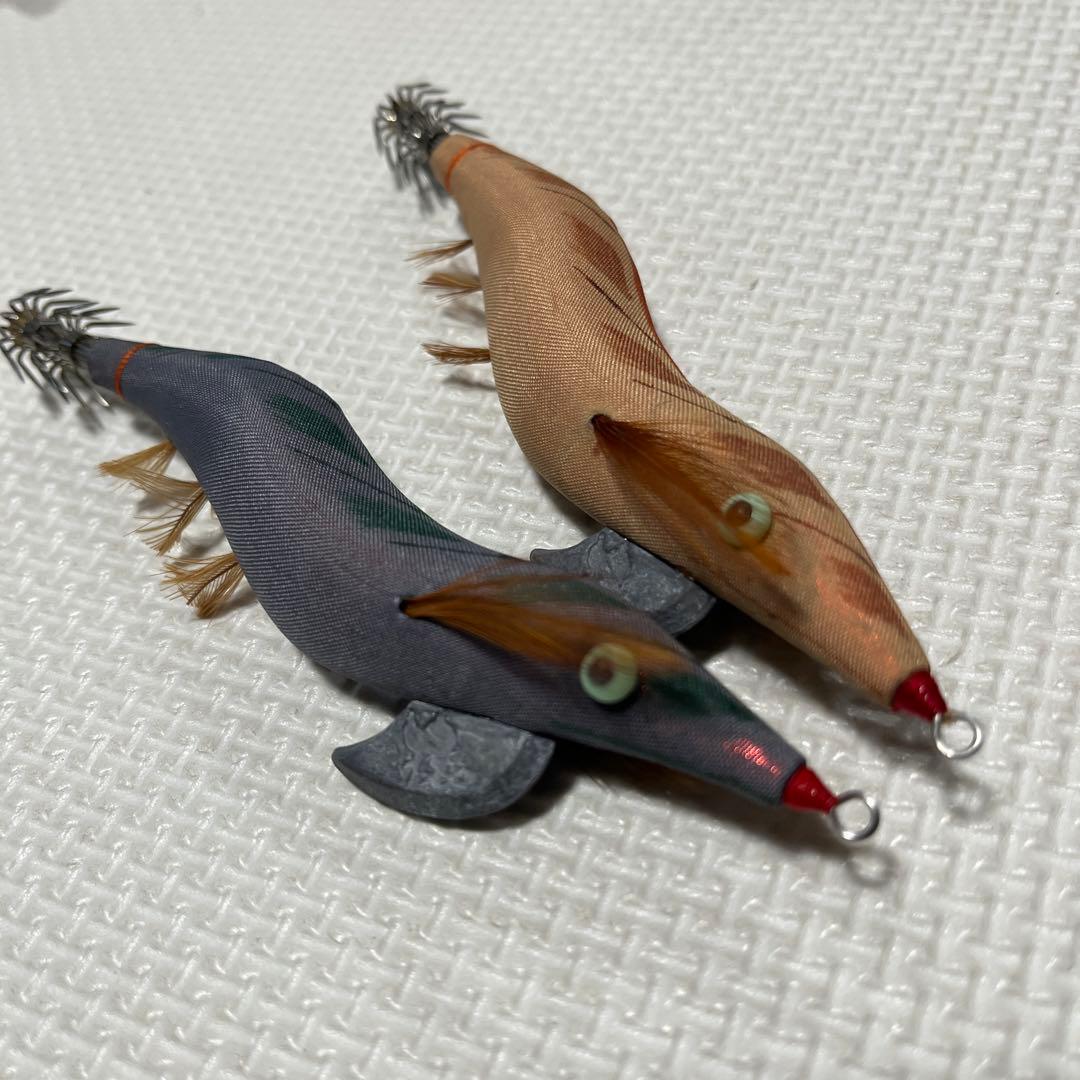 餌木猿　3.5号　中古　1号 2号 赤テープ　2本セット