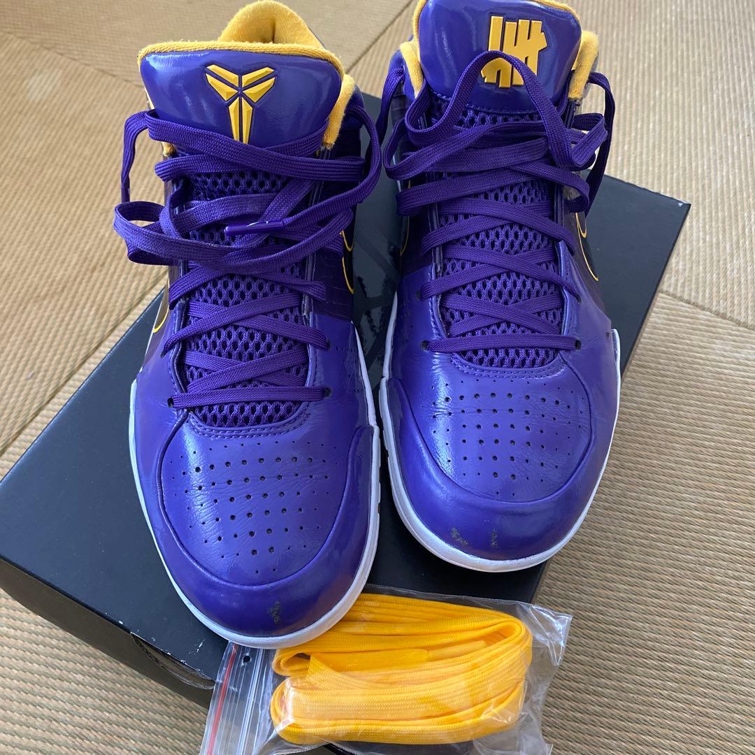 Nike kobe4 protro undefeated パープル