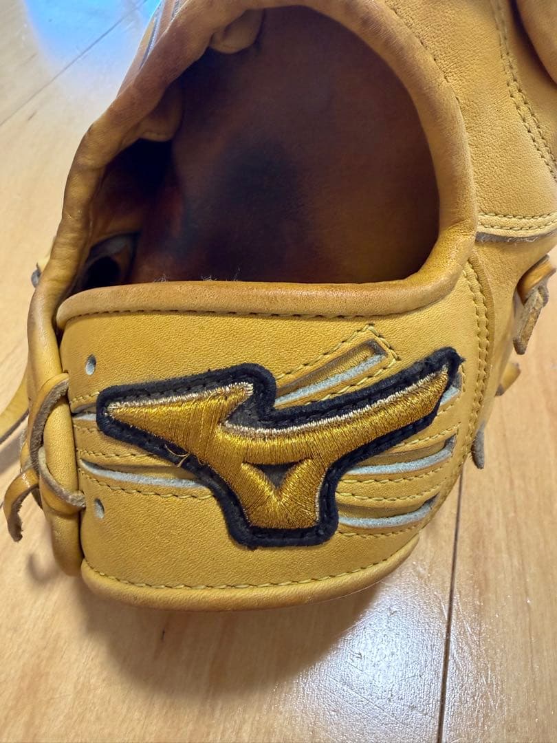 Mizuno Pro 軟式 外野手用 グローブ 右 イエロー