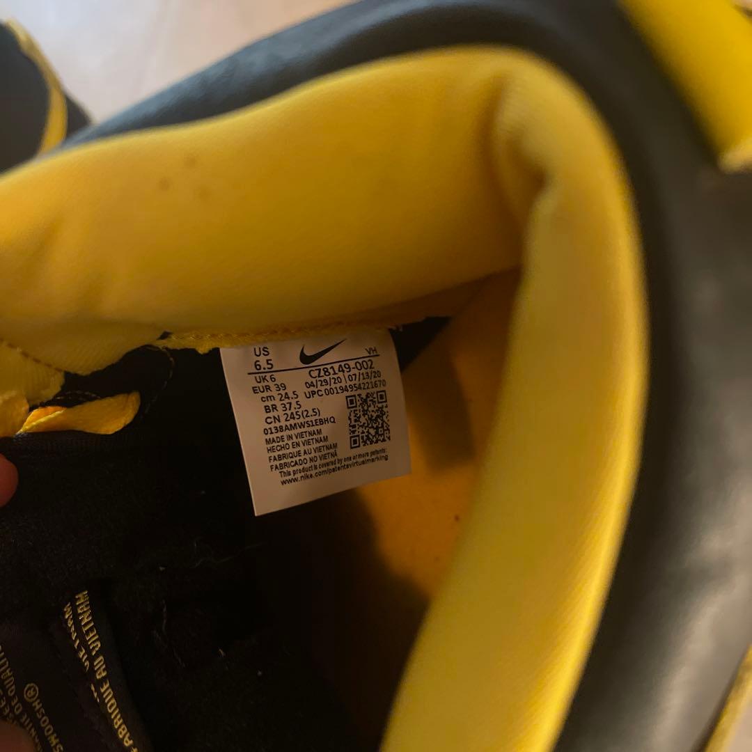 Nike ハイカット スニーカー イエロー/ブラック