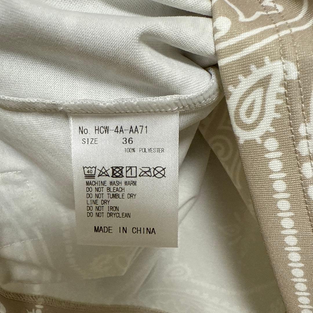 HORN GARMENT バンダナ柄シャツ　36