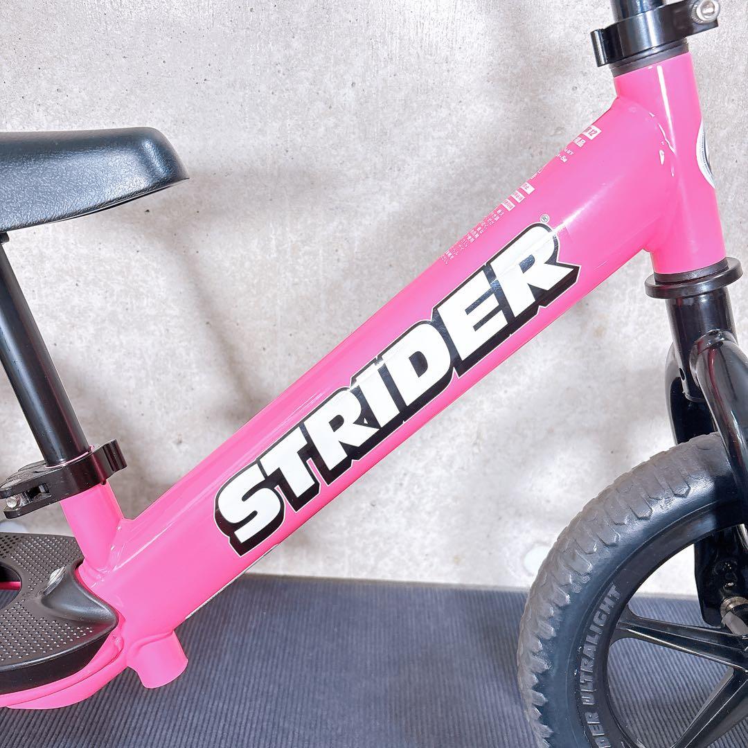【良品】 STRIDER ストライダー スポーツ 12 バランスバイク ピンク