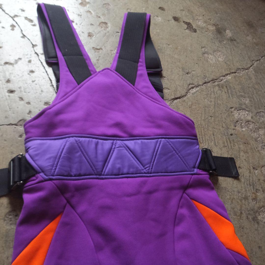 DESCENTE スキーウェア 紫 オレンジ
