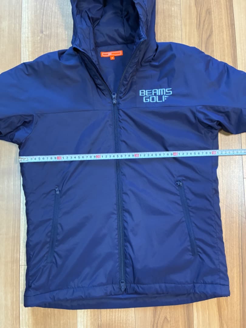 BEAMS GOLF ネイビーフードジャケット