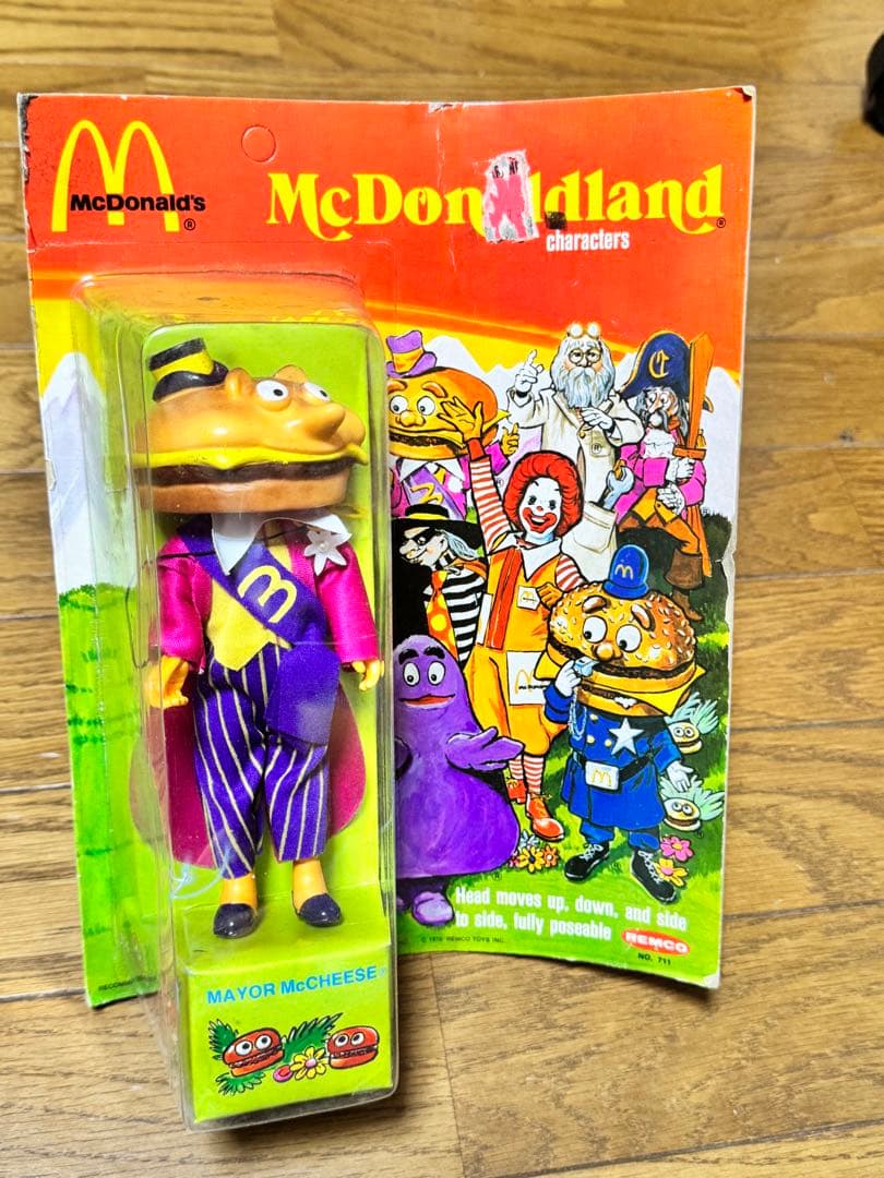 激レア REMCO 1976 マクドナルド ブリスターパック 7体 セット