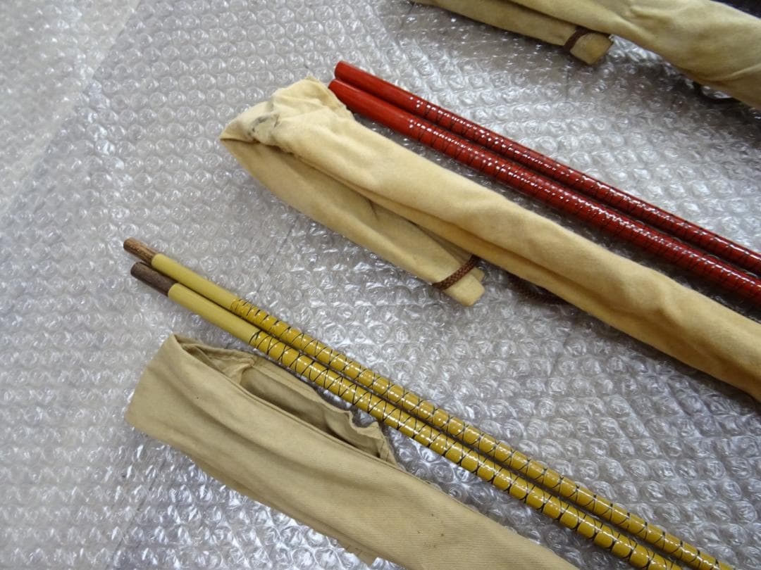 l*t様 藤017 釣竿 へら竿 朱紋峰 4本 まとめ売り ぬけさく 硬式 先ぬ
