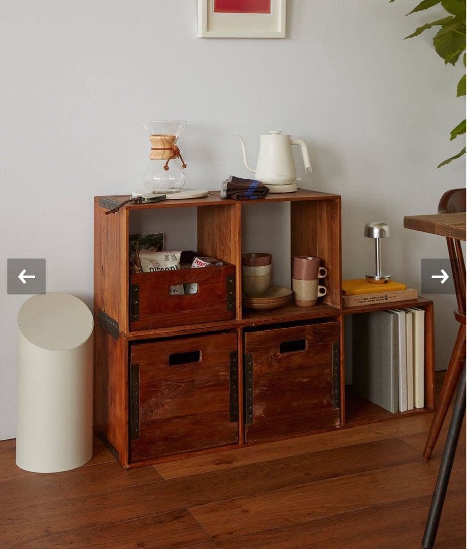 ACME furniture トロイ シェルフ&ボックスセット　4点セット売り
