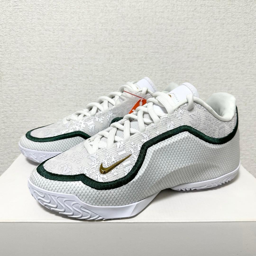 ナイキ 27 レブロン 23 バスケ シューズ 靴 バッシュ 白 緑