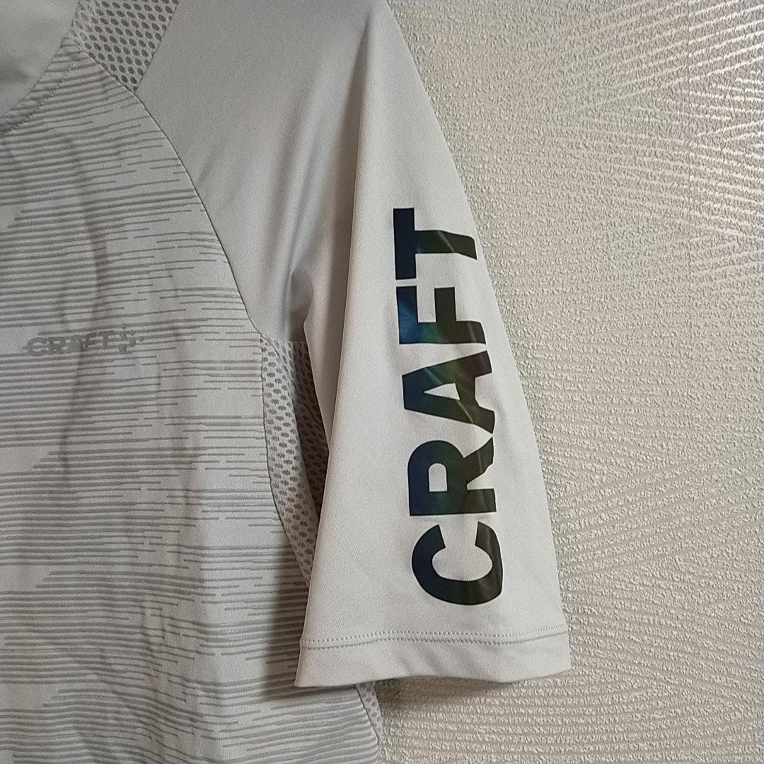 美品　craft クラフト　半袖　サイクルジャージ　白　マジョーラ　L