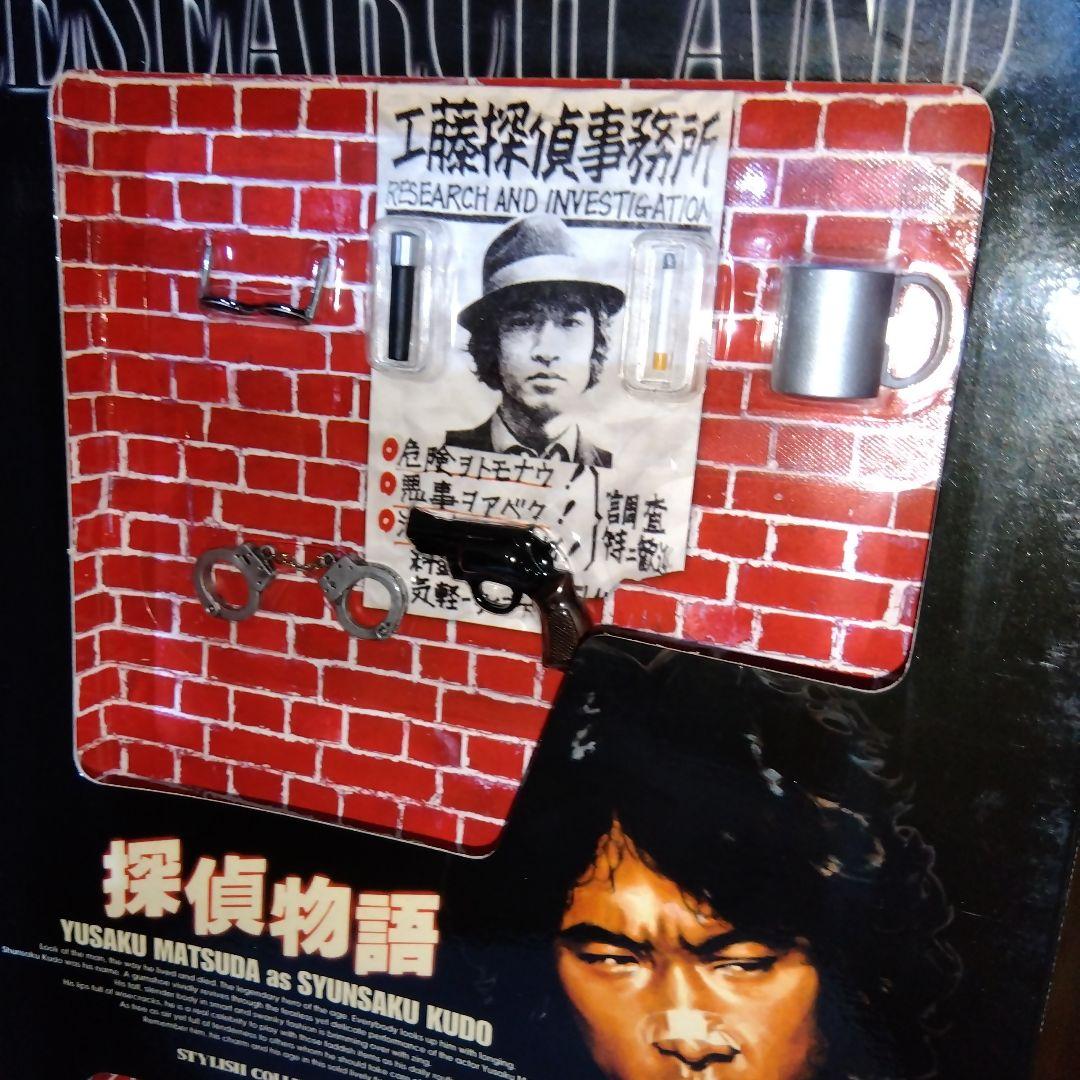 メディコムトイ　探偵物語 工藤俊作（松田優作）黒スーツ赤シャツ