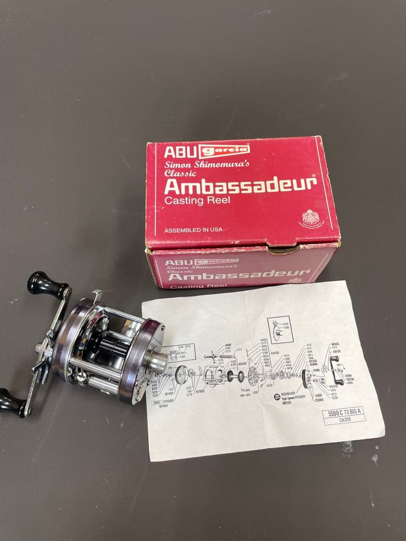 ABU アンバサダー　サイモンシモムラ　5500c