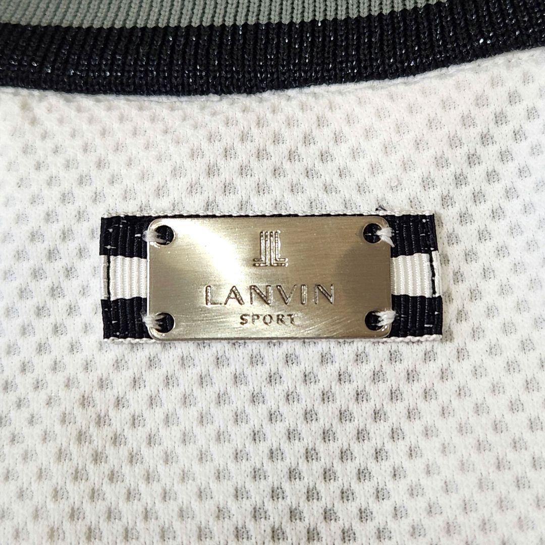 ✨タグ付未使用品✨LANVIN SPORT フルジップゴルフジャケット 白 38