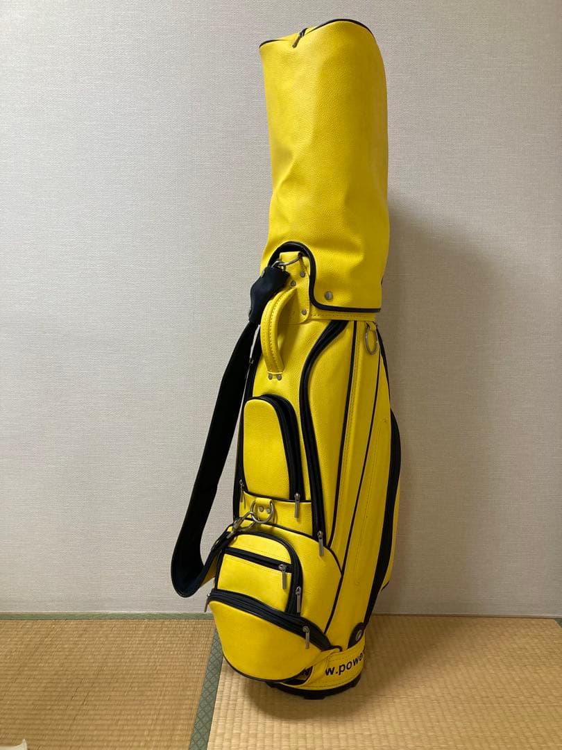 Powerbilt パワービルド　イエローゴルフバッグ