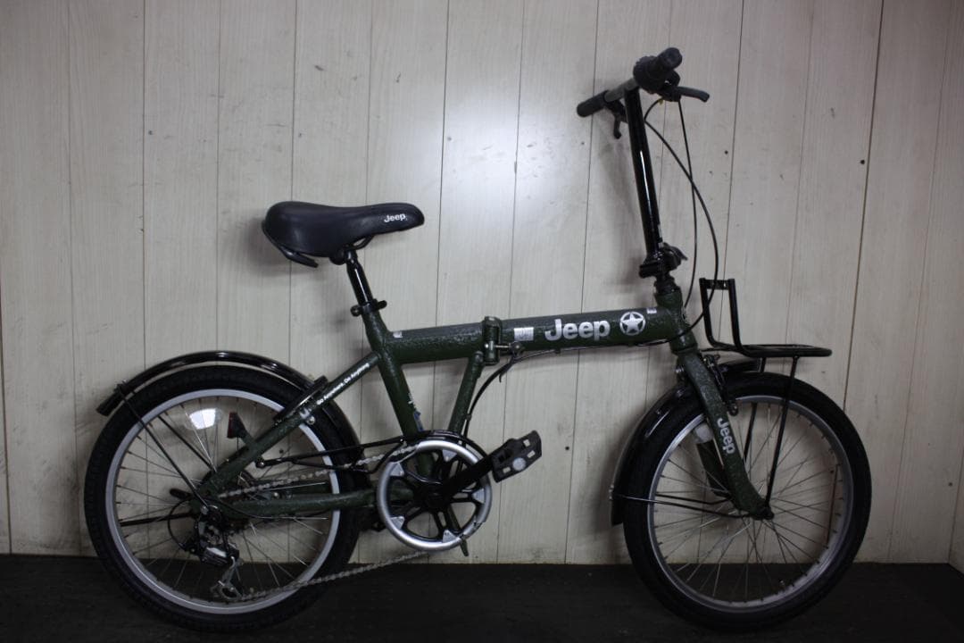 人気！JEEP 20インチ シマノ6段 折り畳み自転車