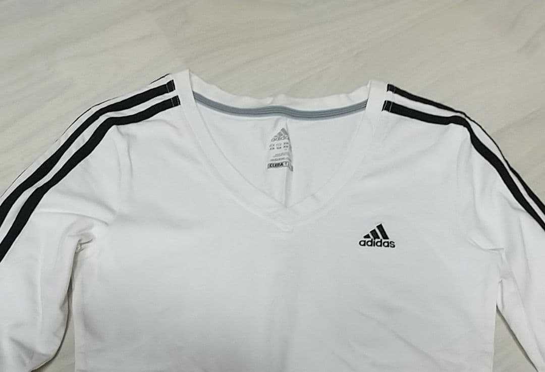 春～夏　adidas ジャージ上下セット　レディース　M　長袖Tシャツ半袖シャツ